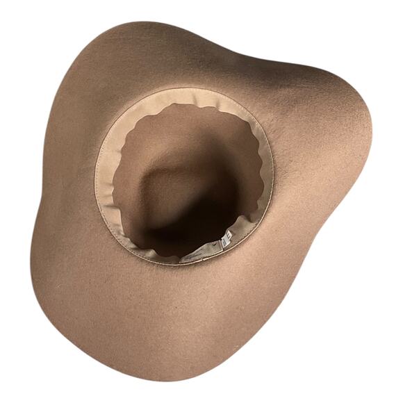 American Eagle Outfitters Tan Floppy Hat Wide Brim braided Boho Festival One Siz - Picture 10 of 11